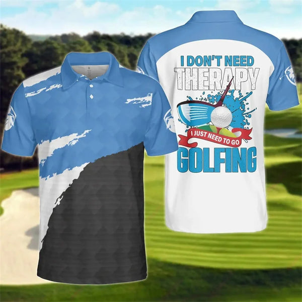 Skull Style Golf Polo