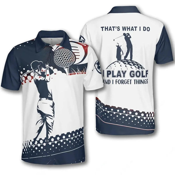 Skull Style Golf Polo