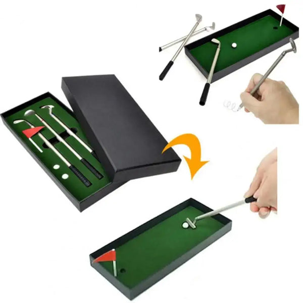 Mini Golf Pen Desk Set